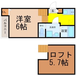 クレーシェレ瑞穂の物件間取画像